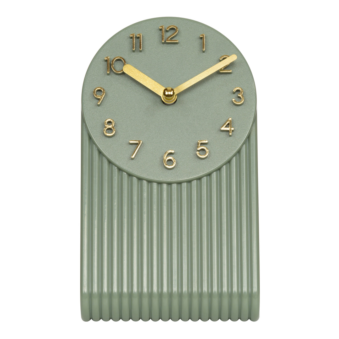 437-3015LS Groves Table Clock - Light Sage