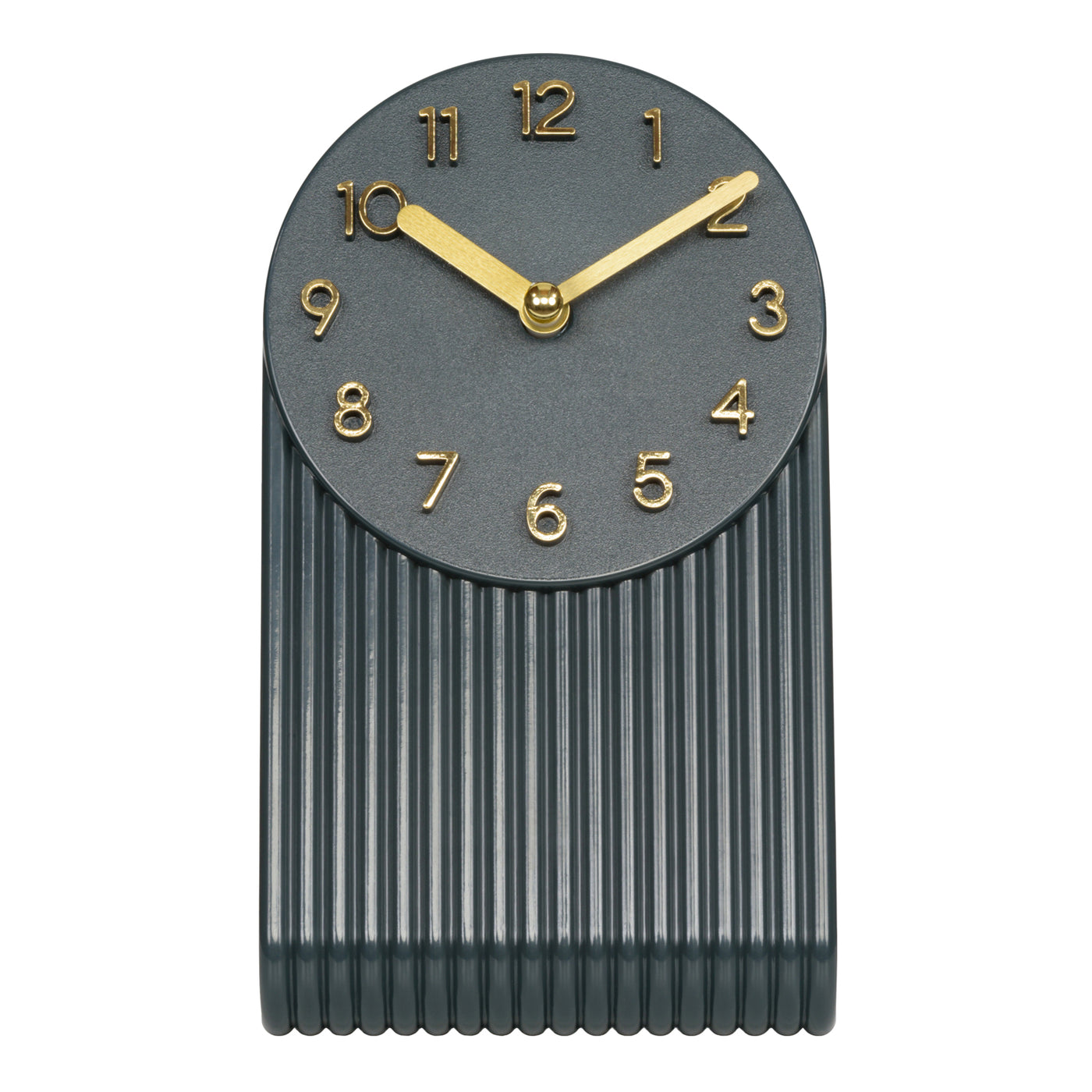 437-3015MG Groves Table Clock - Midnight Gray