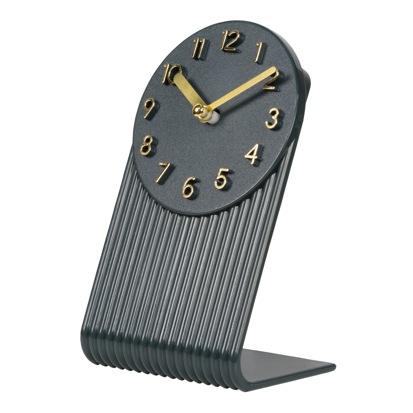 437-3015MG Groves Table Clock - Midnight Gray