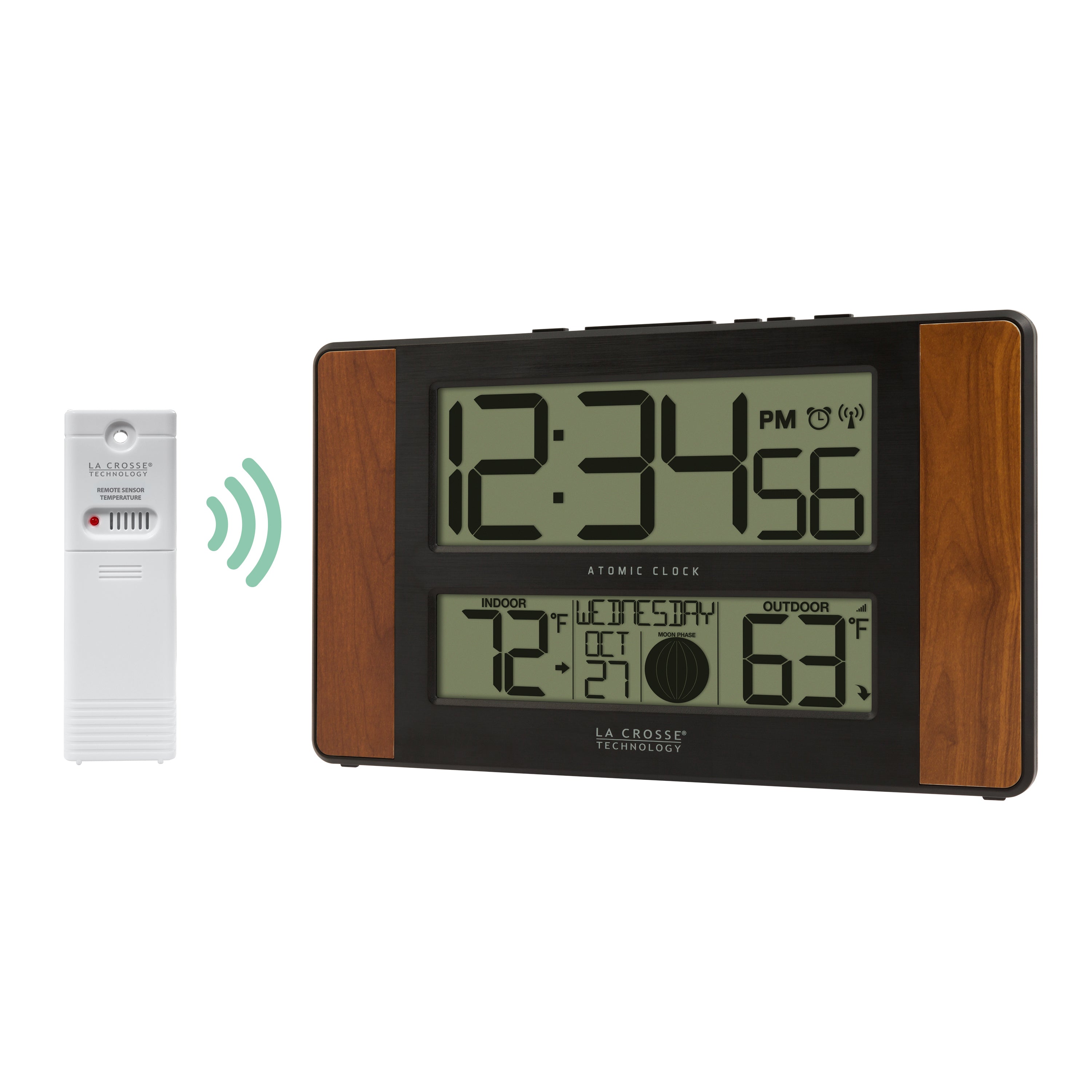 513-1417CHV2 Atomic Digital Wall Clock