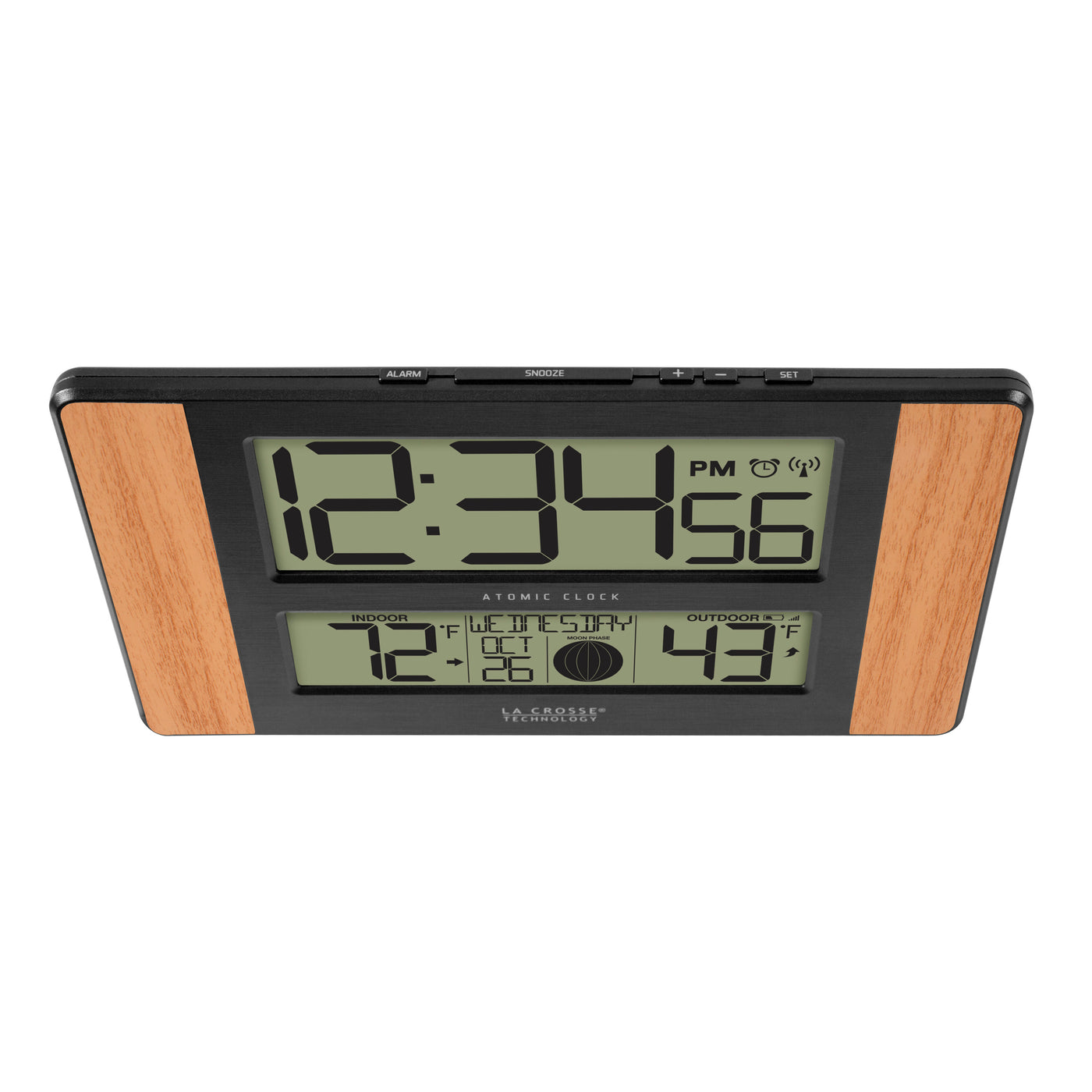 513-1417V6 Atomic Digital Wall Clock