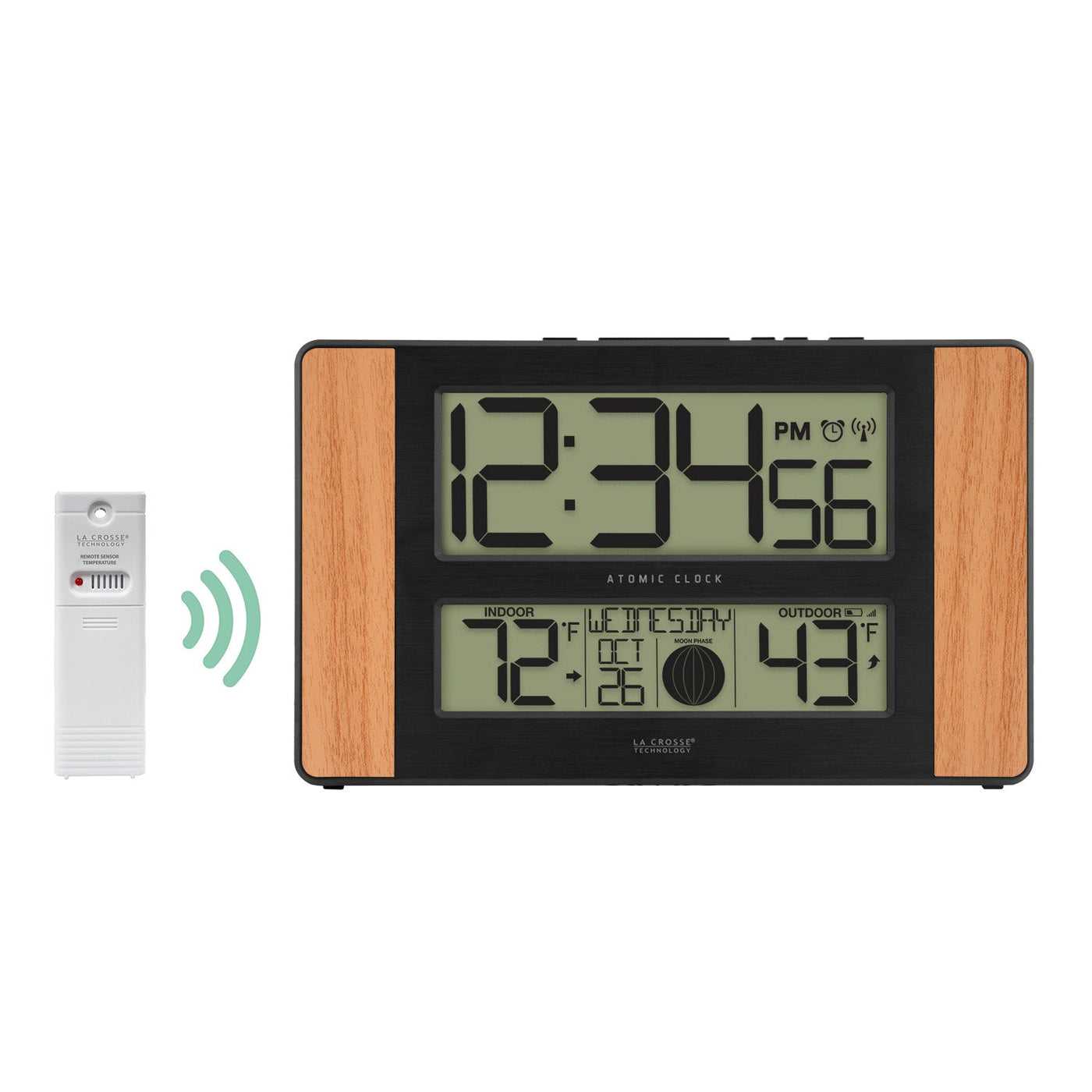 513-1417V6 Atomic Digital Wall Clock