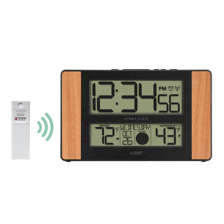 513-1417V6 Atomic Digital Wall Clock