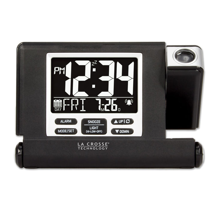 616A-56647V2 Travel Projection Alarm w/ USB Charging