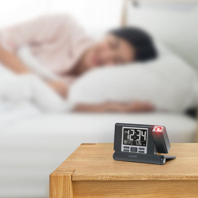 616A-56647V2 Travel Projection Alarm w/ USB Charging