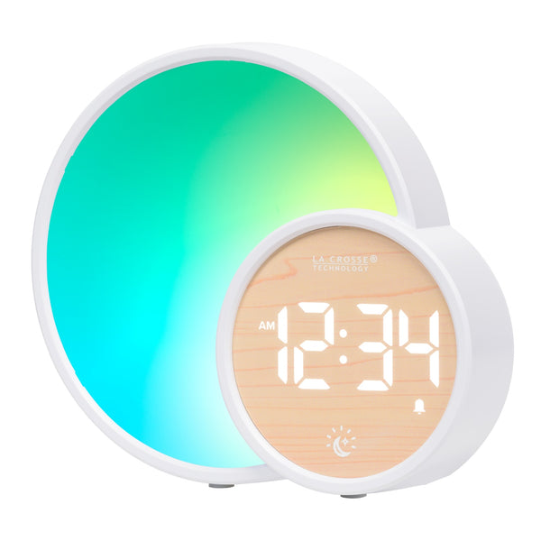 L'Eclipse Glow Light Alarm Clock | Wake-Up Light Clock | La Crosse