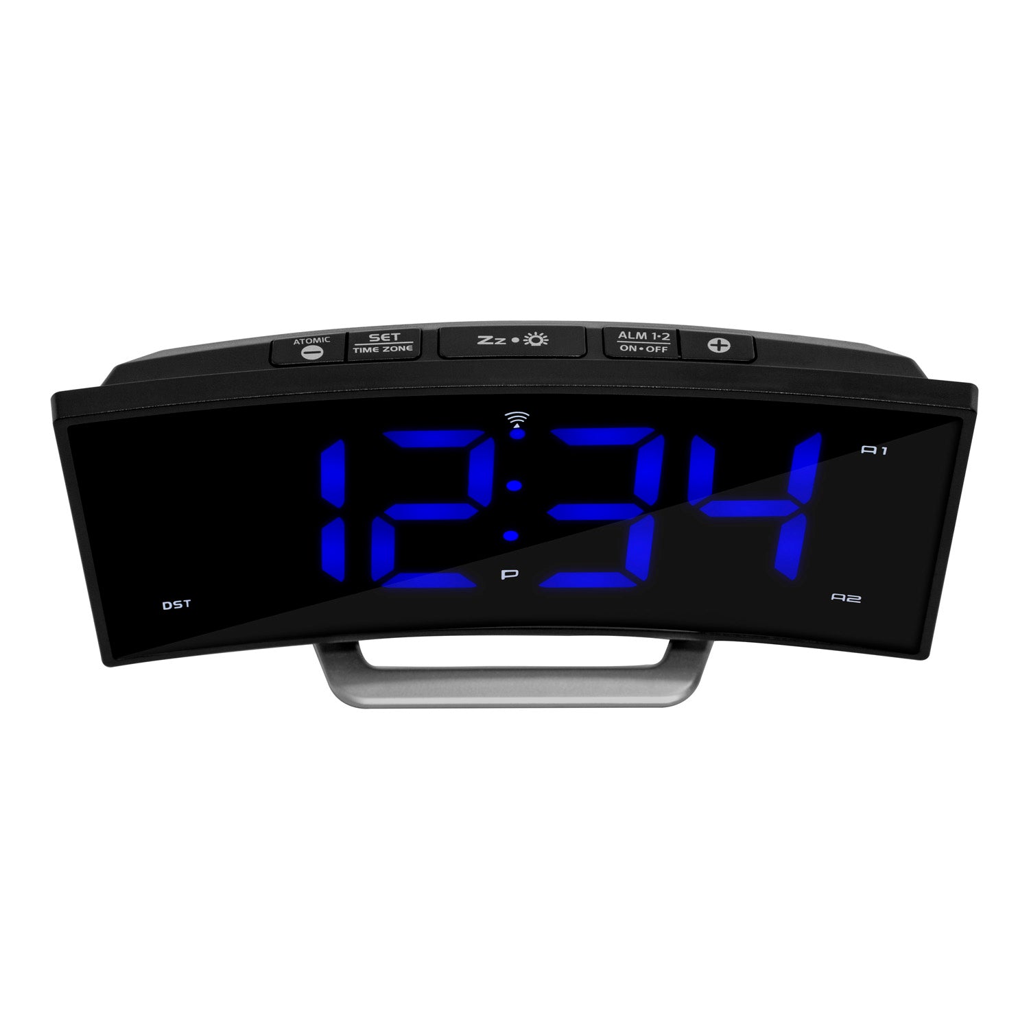 Atomic Curve LED Alarm | Digital Alarm Clocks | La Crosse Technology