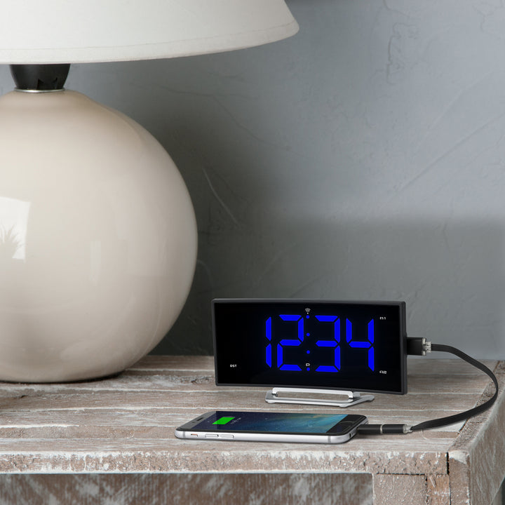 617-249V2 Atomic Curve LED Alarm – La Crosse Technology