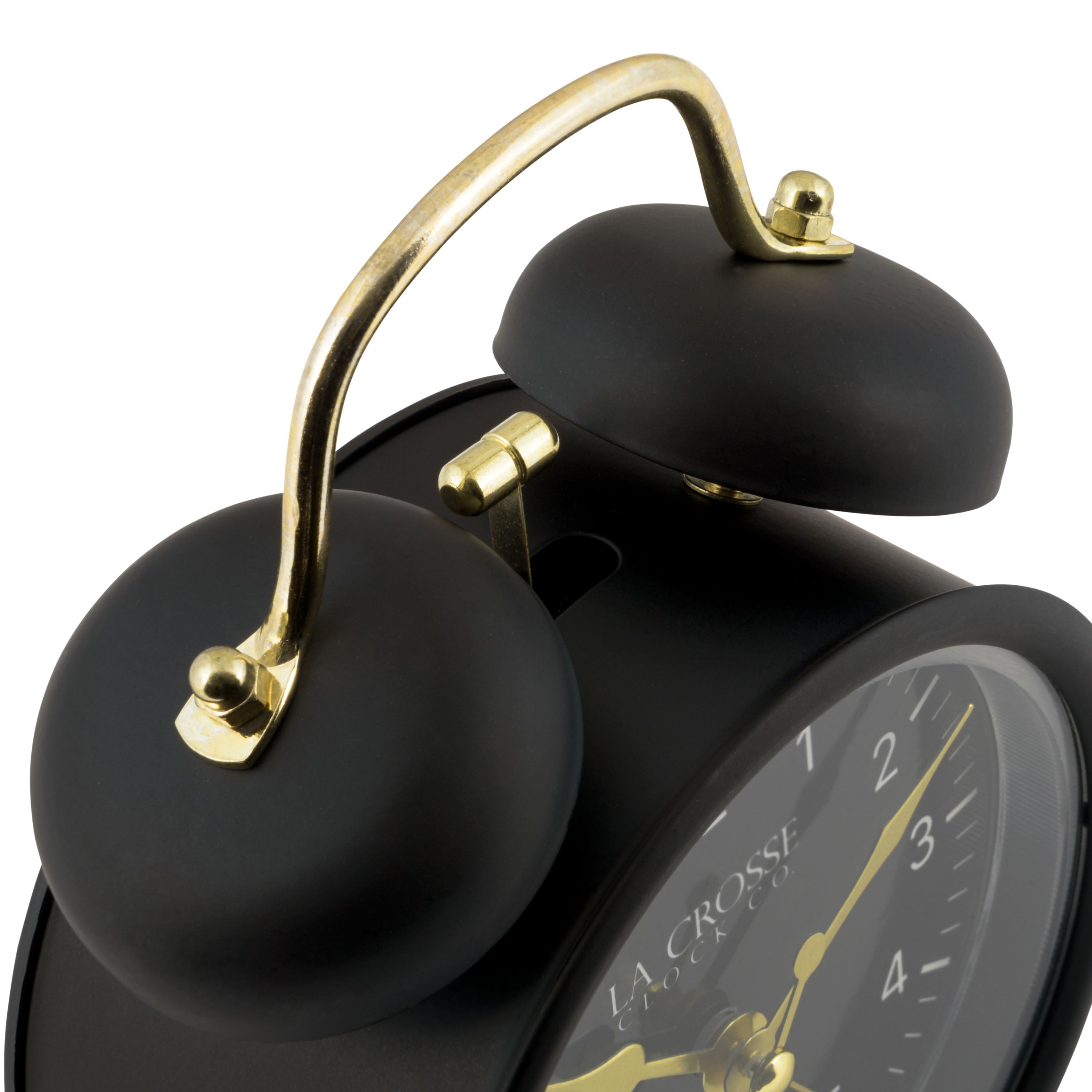 Twin Bell Alarm Clock | Retro Alarm Clock with Bells | La Crosse