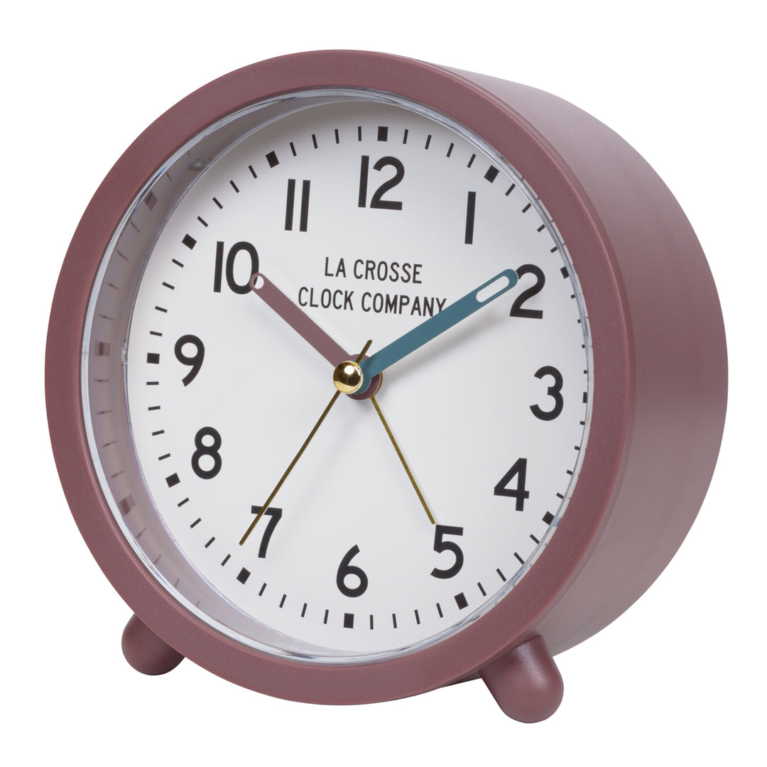 置時計 617-3816A 4.4-inch Analog Quartz Alarm Clock