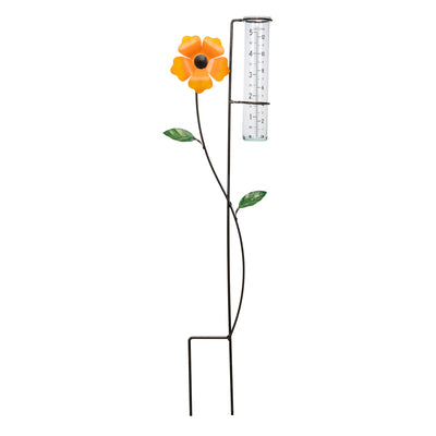 704-4671V2 Decorative Metal Rain Gauge 8 Pack