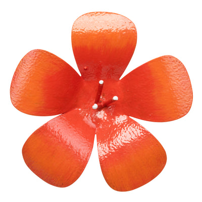 704-4671V2 Decorative Metal Rain Gauge - Orange
