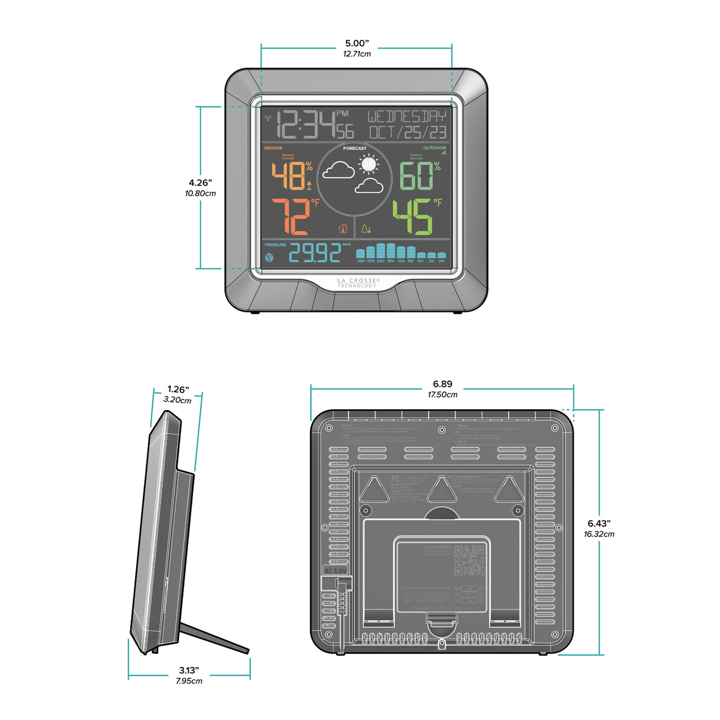 M73170 Dimensions