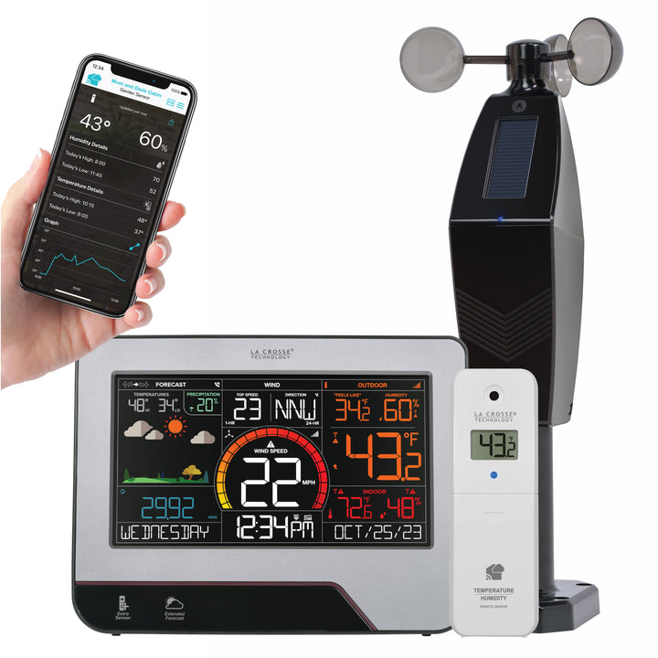 V23 Wi-FI Color Wind Speed and Weather System