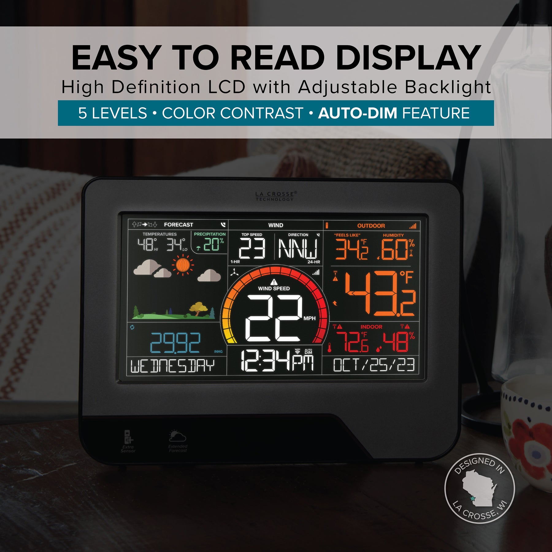 LTV-TH2 LaCrosse Thermo-Hygro Sensor Weather Stations Fast