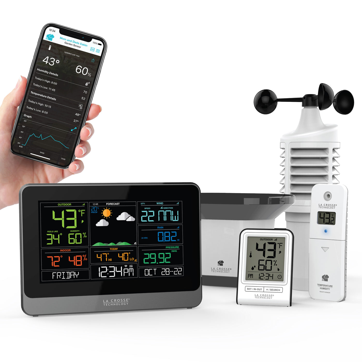 La Crosse Technology Wireless WiFi Professional Weather Station