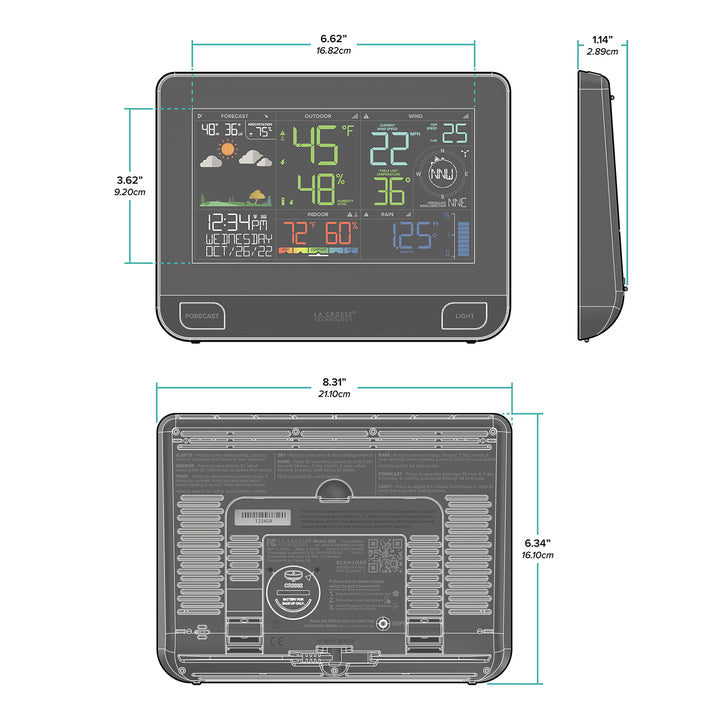 V42 Wi-Fi Add-on or Replacement Weather Station Display
