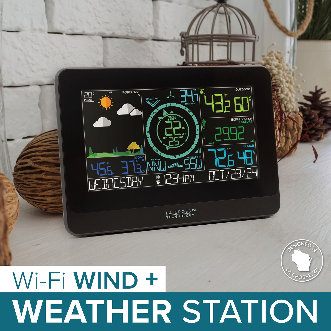 LA CROSSE TECHNOLOGIE STATION METEO PRO - Spotvision