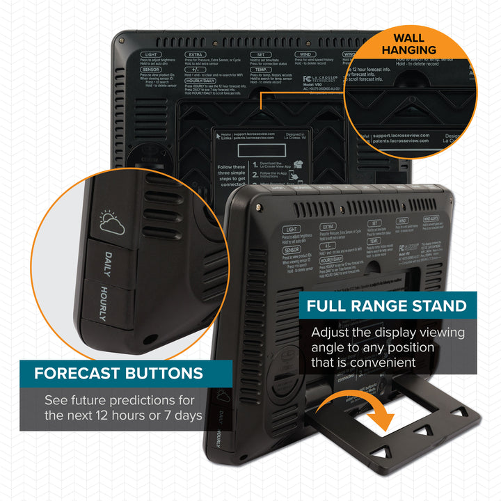 V50 Side - wall hanging and stand
