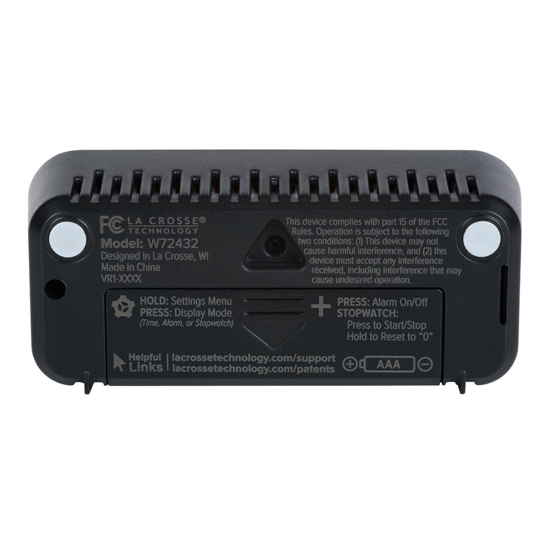 Mini Magnetic Clock | Digital Clock with Alarm | La Crosse Technology