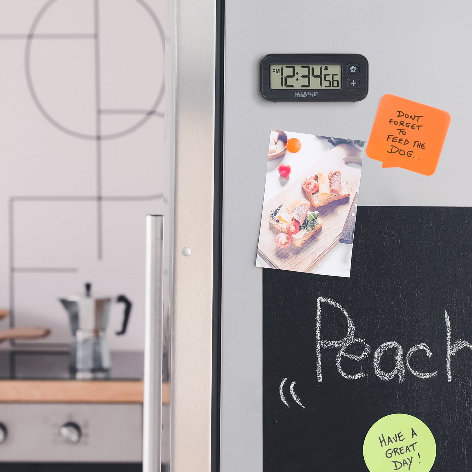 Mini Magnetic Clock | Digital Clock with Alarm | La Crosse Technology