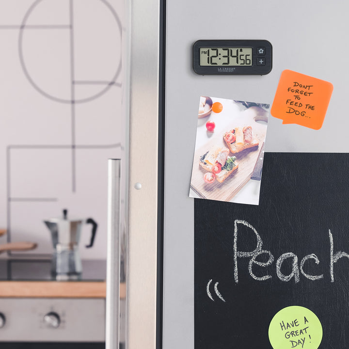 Mini Magnetic Clock | Digital Clock with Alarm | La Crosse Technology
