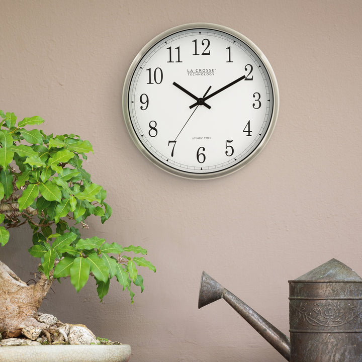 WT-3126BX1 12-inch Atomic Wall Clock