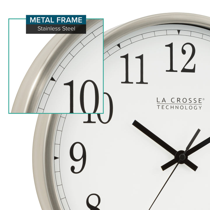 WT-3126BX1 12-inch Atomic Wall Clock