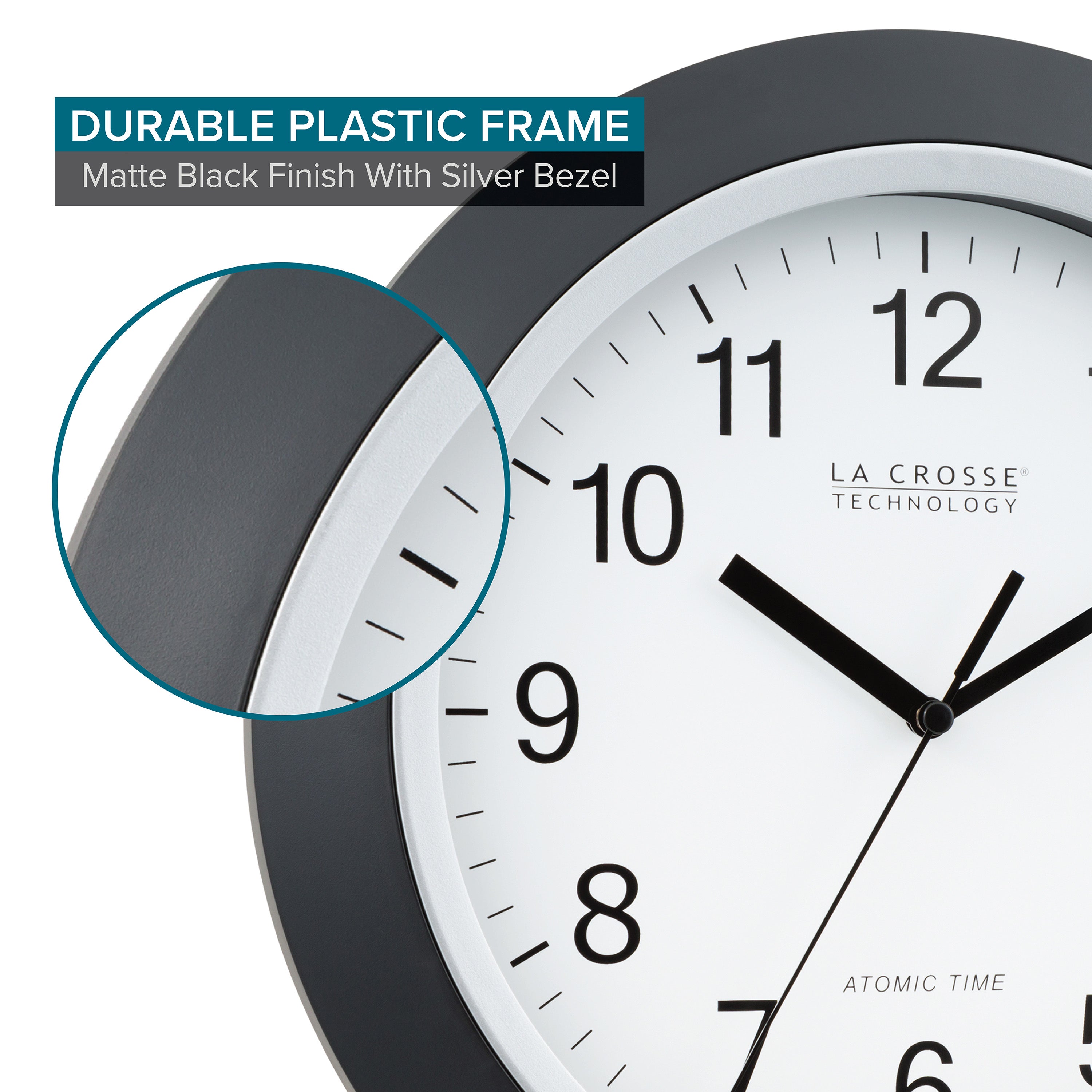 Atomic Wall Clock 12