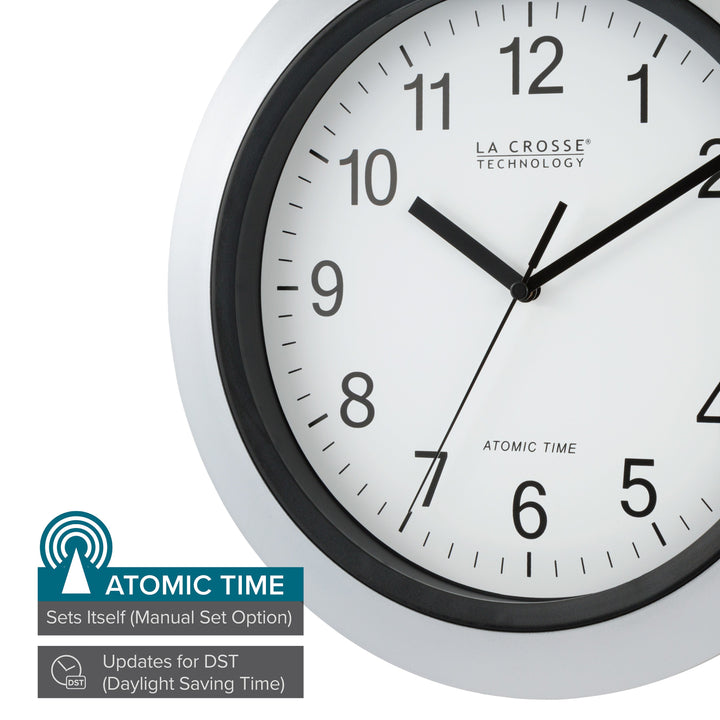 WT-3129SX1 12" Atomic Wall Clock