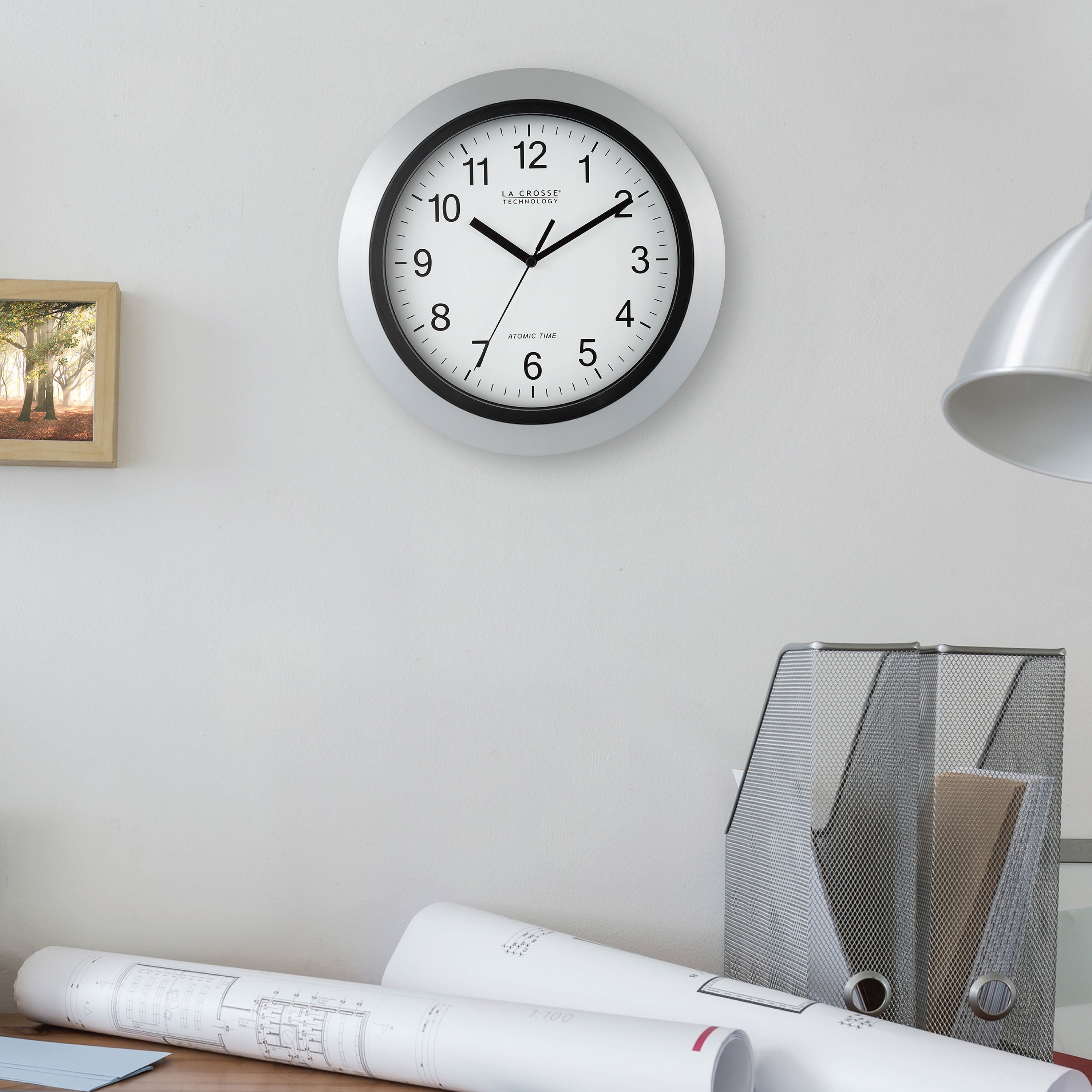 WT-3129SX1 12-inch Atomic Wall Clock