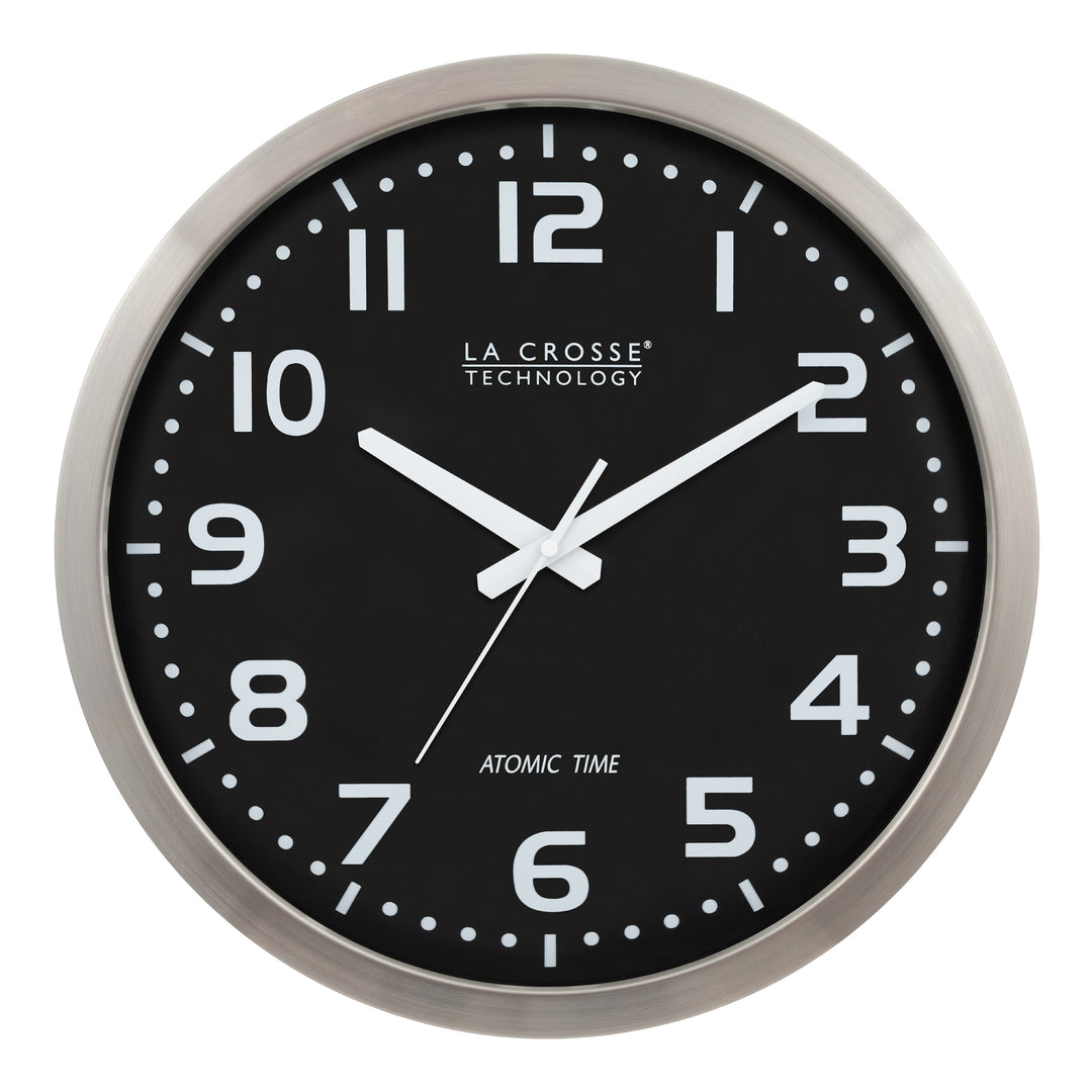 WT-3161BKX1 16" Atomic Wall Clock
