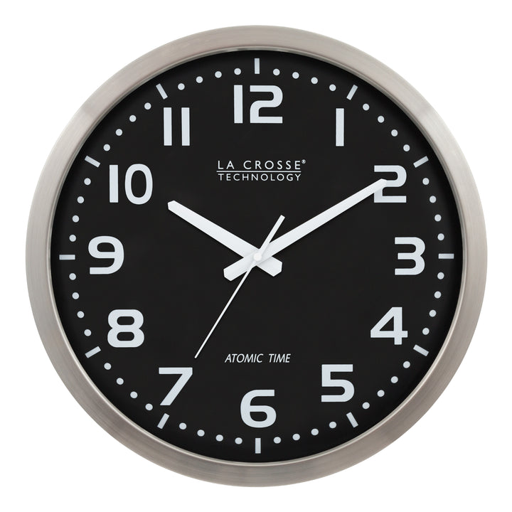 WT-3161BKX1 16" Atomic Wall Clock