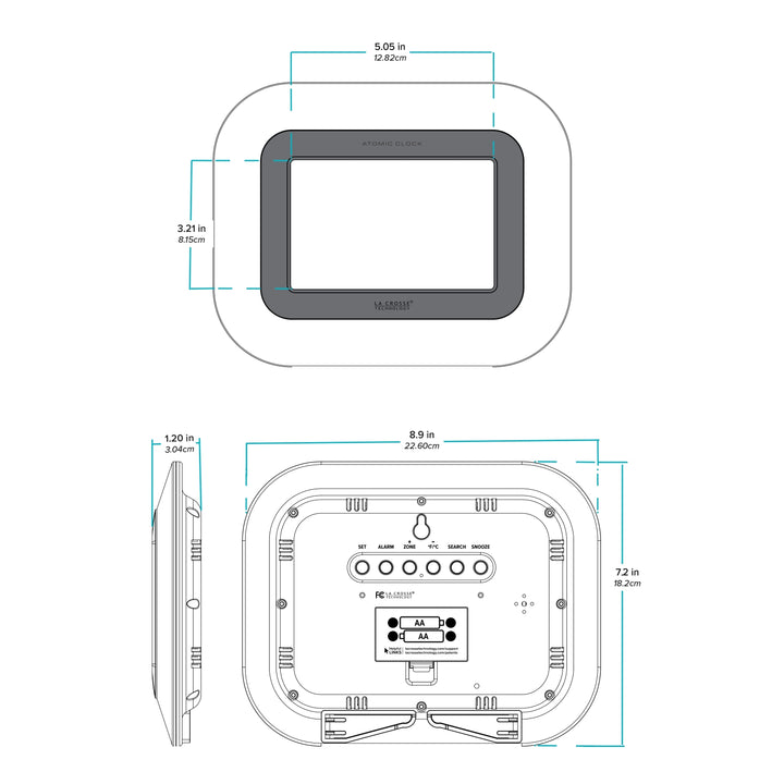 WT-8005U-B Dimensions