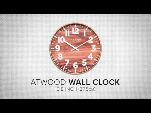 404-3028 10.8-inch Atwood Wall Clock