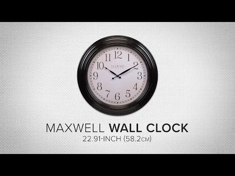 404-2658 23-inch Maxwell Wall Clock