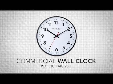 404-3048 19-inch Commercial Wall Clock