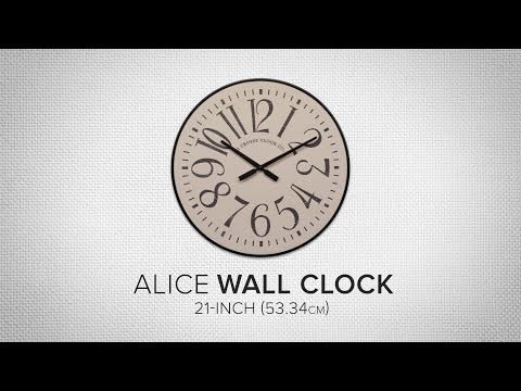 404-3053 21-inch Alice Wall Clock