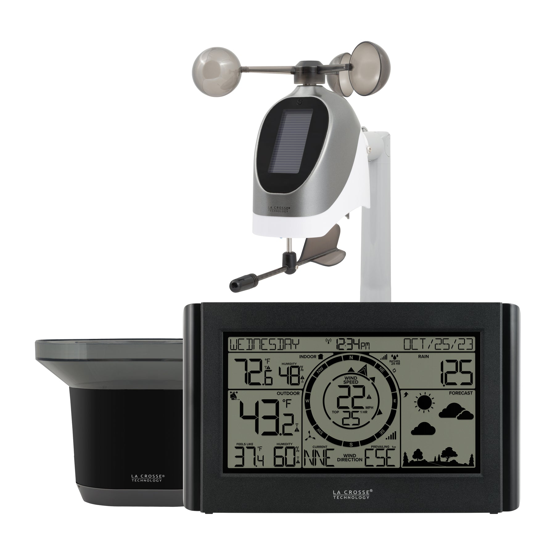 La Crosse Technology Wind Speed Weather Station, Black