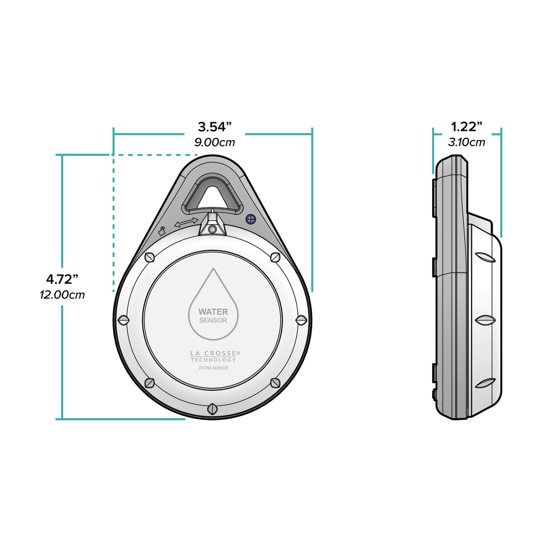 LTV-WL1-2 Water Leak and Temperature Sensor - 2 pack