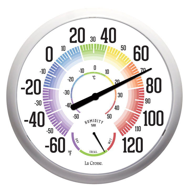 lowe's outdoor clocks and thermometers