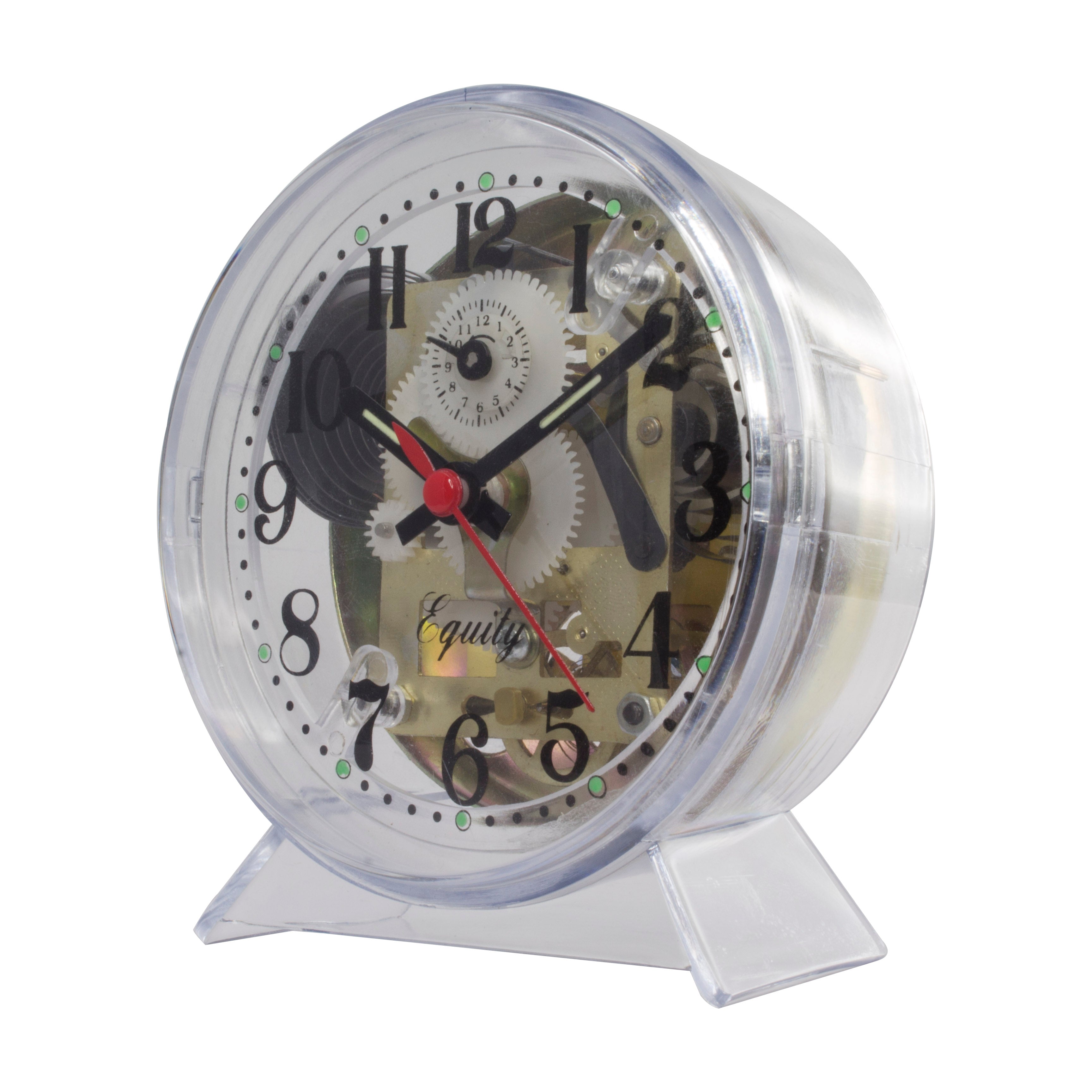 Clear Key Wind Alarm Clock | Analog Key Wound Alarm | La Crosse