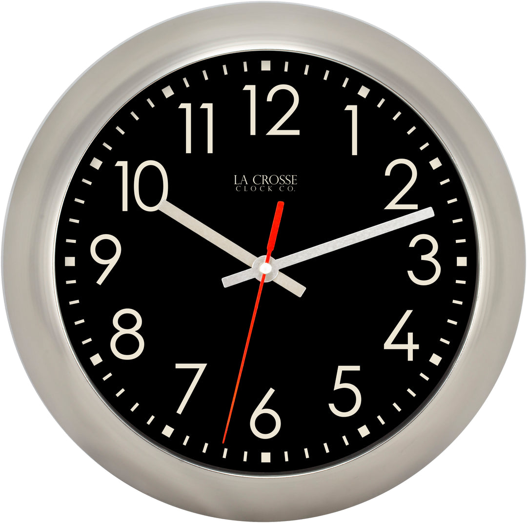 20802 11 Inch Metal Wall Clock