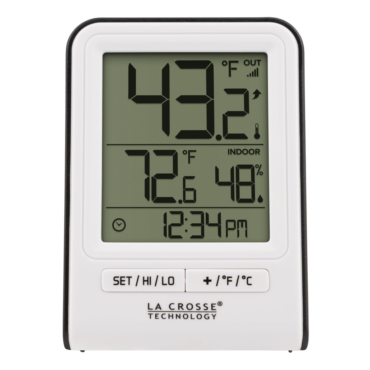 La Crosse Technology 308-04747-INT Wireless Digital Kitchen Thermometers with Display, Black