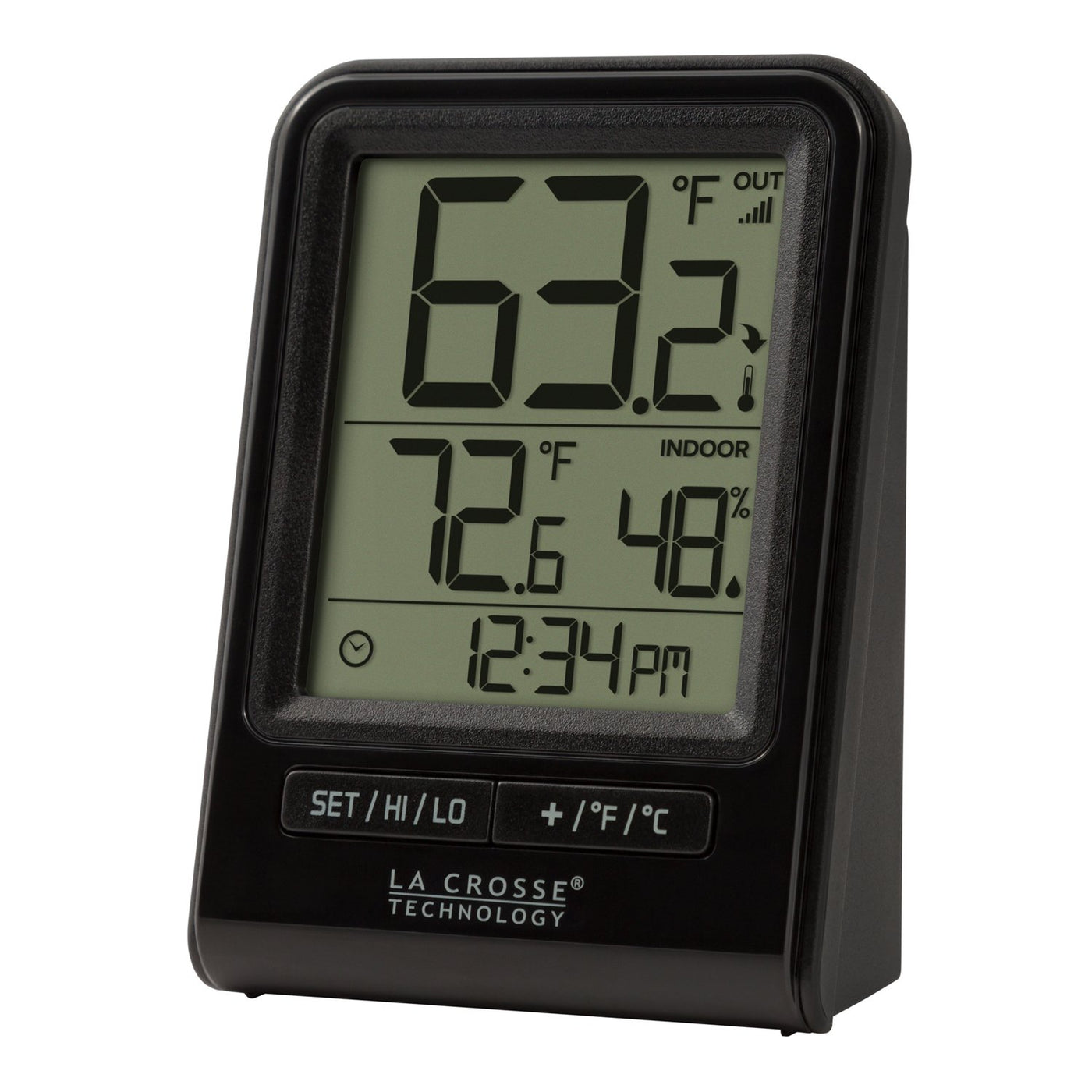 La Crosse Technology 308-04747-INT Wireless Digital Kitchen Thermometers with Display, Black