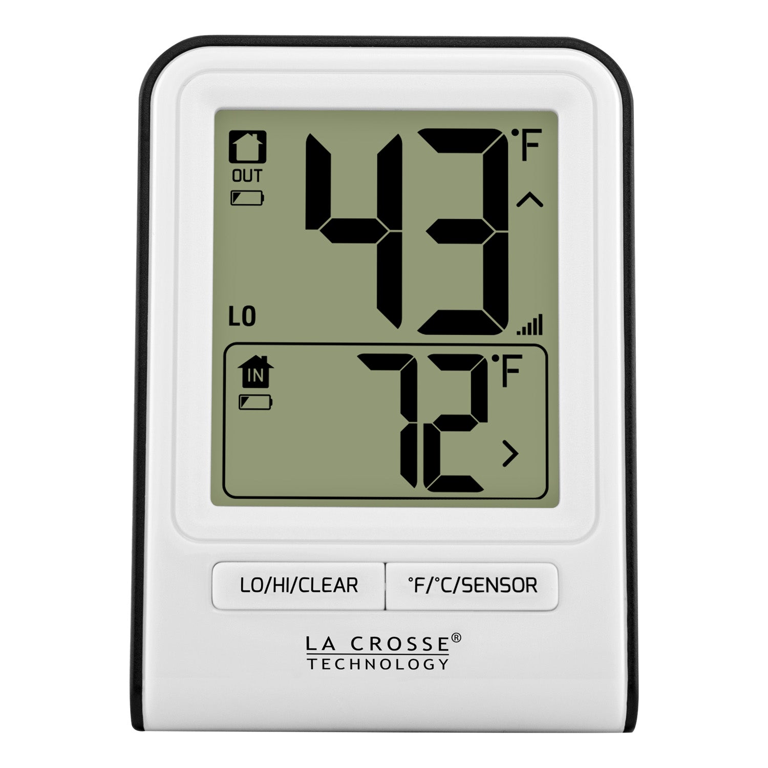  La Crosse Technology 30.1043.4 TFA Digital Indoor and Outdoor  Thermometer, Small, Green : Patio, Lawn & Garden