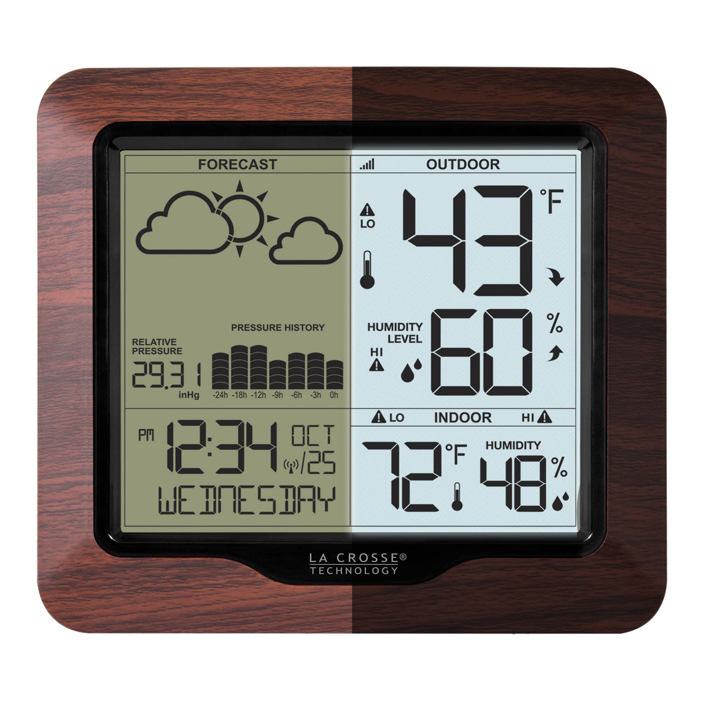 308-1417BLV2 Weather Station with Forecast and Atomic Time