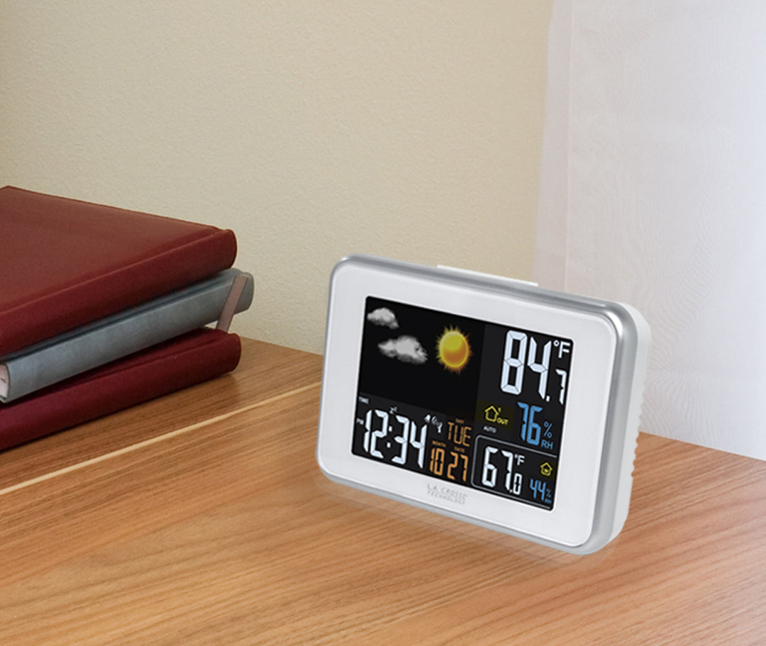 Wireless Color Weather Station with USB Charging