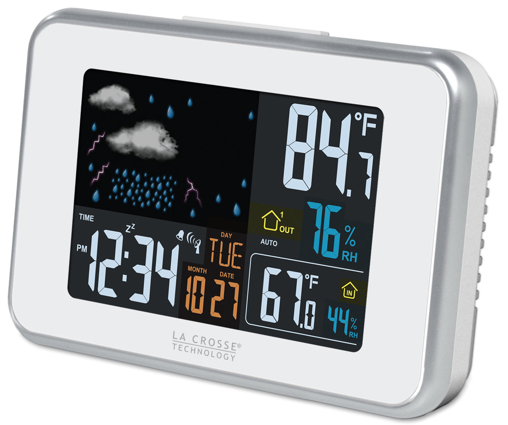 Wireless Color Weather Station with USB Charging