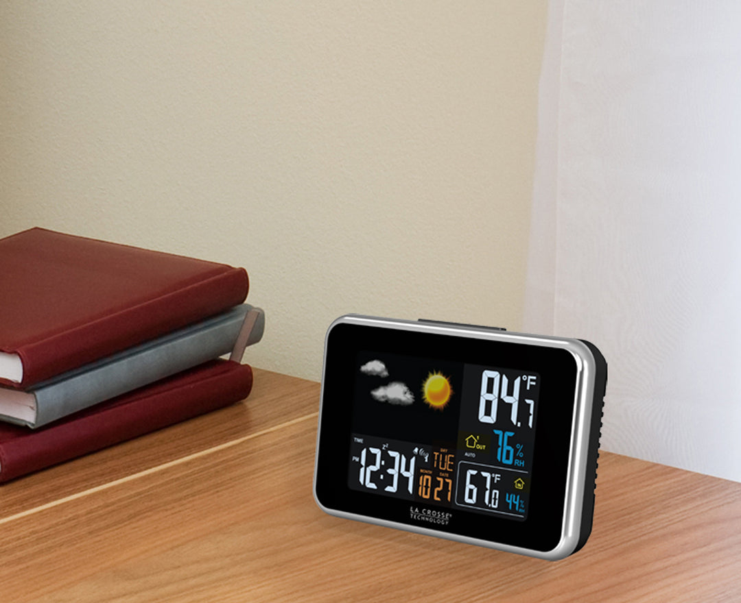 Wireless Color Weather Station with USB Charging